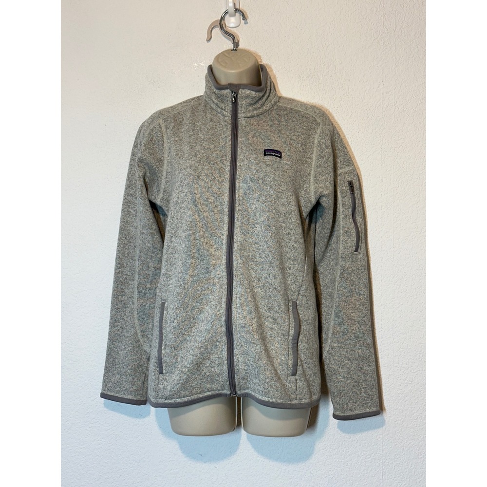 Patagonia Better Sweater Full Zip Jacket Womens Medium Grey Heather 25541 F13